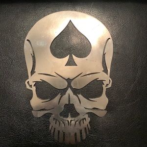 Stainless steel 304 metal skull